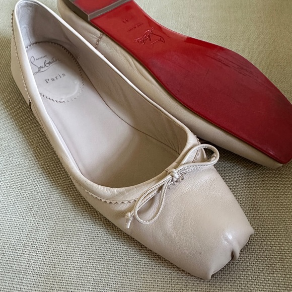 Christian Louboutin Mamadrague Ballet Flat in Leche (ballet pink) sz 41 worn 4x - Picture 10 of 13